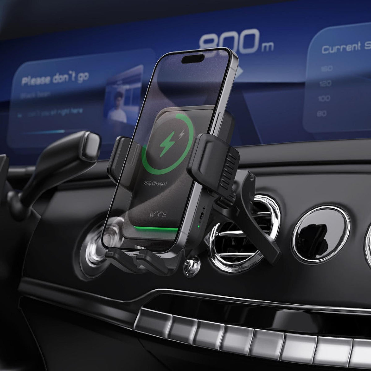 Wireless Charging Air Vent Mount BlackKeep