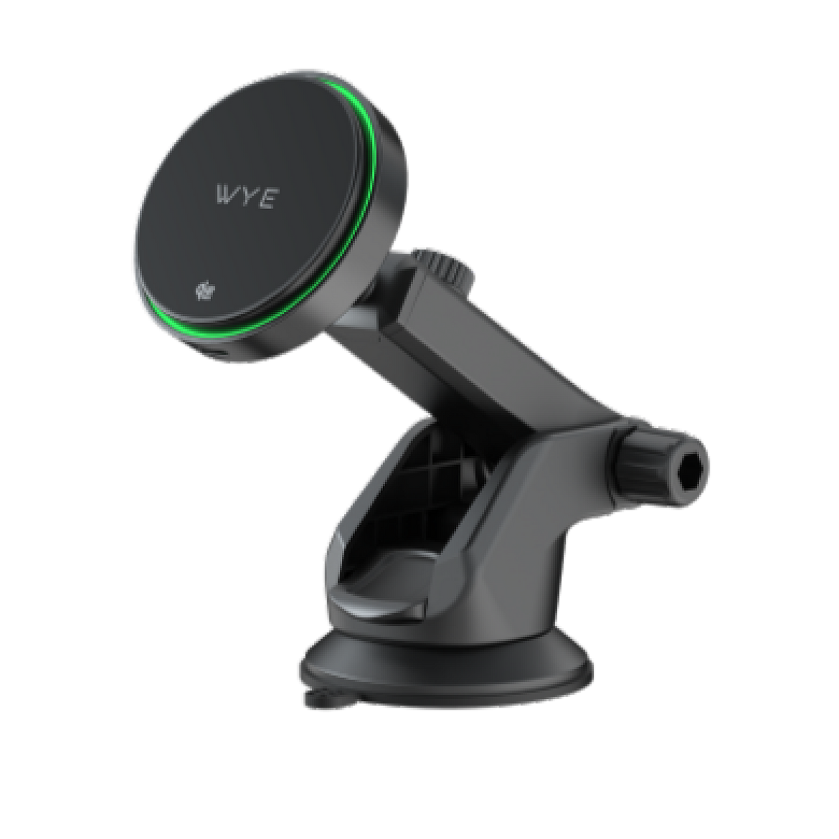 Magnetic Wireless Charging Dashboard Mount Black