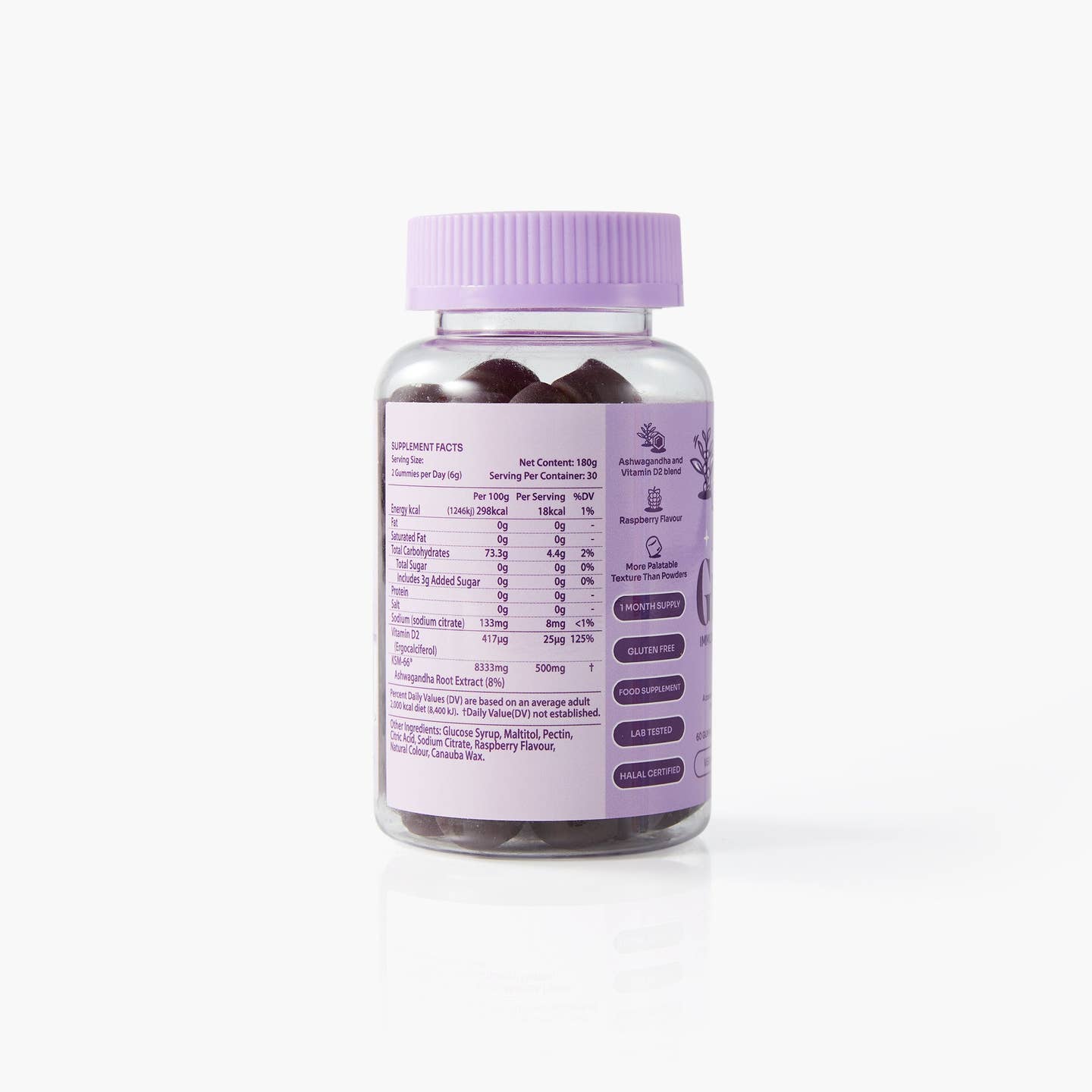 Wholesale Myga Ashwagandha Gummies – Vegan Raspberry Wellness Boost