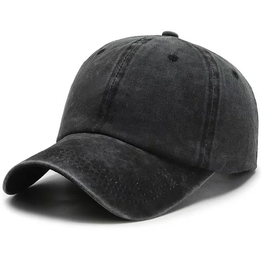 2027 NEW KJ Wholesale Blank Washed Cotton Baseball Caps for Men Women 6 Panel Unstructured Dad Hats Bill Vintage Streetwear Hat
