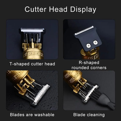 T9 USB Electric Hair Clipper For Men Hair Cutting Machine Rechargeable Man Shaver Trimmer Barber Technical Beard Trimmer