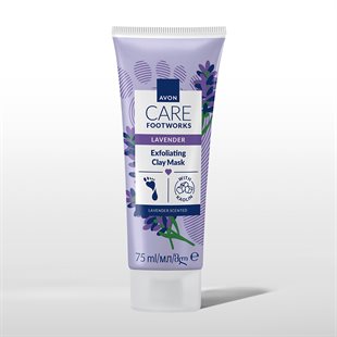 Avon Care Footworks Exfoliating Clay Mask - 75 ml